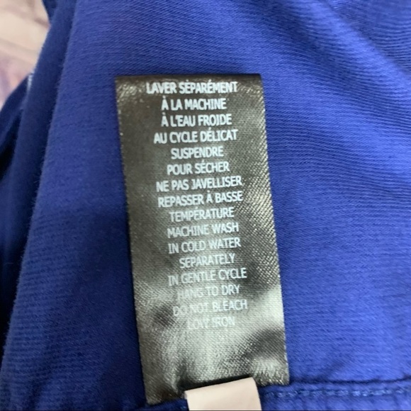 Le 31 Par Simons Blue Fishing Print Corduroy Button Front Shirt - Picture 11 of 12